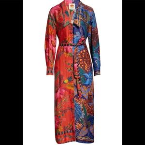 Farm Rio Mixed Print Maxi Dress